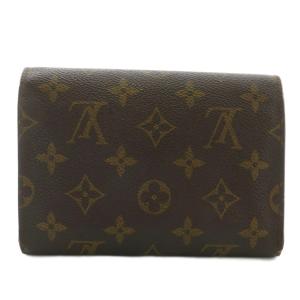 LOUIS VUITTON M61202 モノグラム ポルトトレゾール エテュイ パピエ 三つ折りブラウン