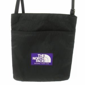 ショルダーバッグ サコッシュ ナイロン ロゴ アウトドア 黒 ブラック /AO5 GY18