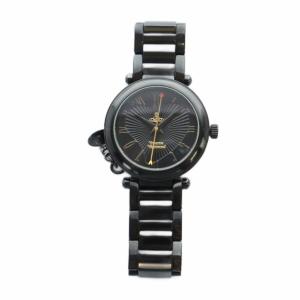 Vivienne Westwood ジャンク品 VV006BK 腕時計 クォーツ オーブ 黒文字盤 ブラック