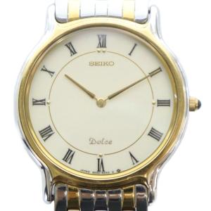 ジャンク品 9530-6040 ドルチェ Dolce 腕時計 ウォッチ クォーツ ローマン シルバー色