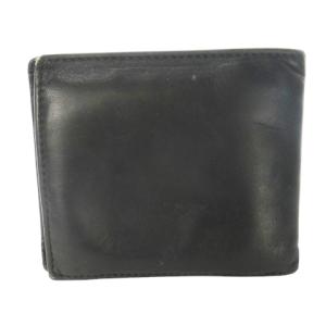 DIESEL 二つ折り財布 ウォレット 小銭入れあり レザー 革 Dロゴ 黒 ブラック /CK23 GY18