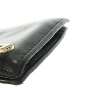 DIESEL 二つ折り財布 ウォレット 小銭入れあり レザー 革 Dロゴ 黒 ブラック /CK23 GY18