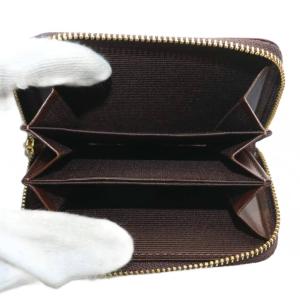 土屋鞄製造所 小銭入れ コインケース レザー ラウンドファスナー ロゴ 茶色 ブラウン /XZ GY18