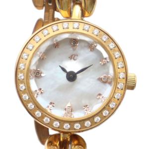 腕時計 ウォッチ ソーラー シェル文字盤 ロゴ ゴールド色 GY18 /MQ