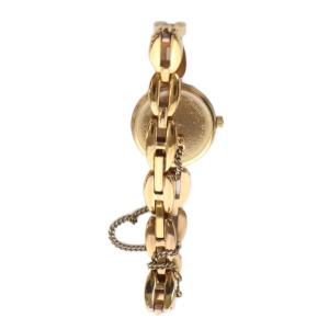 4℃ 腕時計 ウォッチ ソーラー シェル文字盤 ロゴ ゴールド色 GY18 /MQ