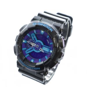 CASIO G-SHOCK GA-110HC 腕時計 ウォッチ クォーツ アナデジ カレンダー付き ロゴ 黒 ブラック GY18 /MQ