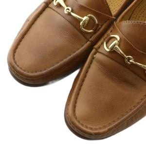 COLE HAAN ローファー レザー ボースビット ゴールド金具 7.5 25?p 茶色 ブラウン C09546 /XZ