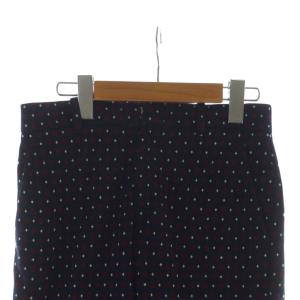 GUCCI パンツ スラックス ジップフライ ロゴ 総柄 ハート 36 S 紺 ネイビー 497763 Z329F