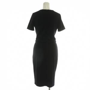 GUCCI ワンピース ウール 金ボタン XS ブラック