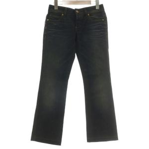 デニムパンツ フローラル ボタンフライ 36 インディゴ