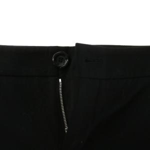 GUCCI パンツ スラックス 裾フリル 36 S 黒 ブラック /XZ GY17
