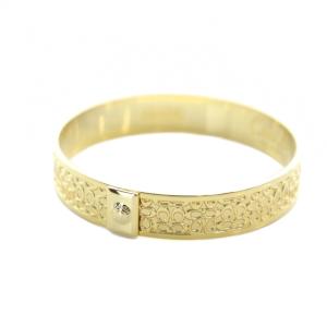 バングル アクセサリー ブレスレット ロゴ シグネチャー ゴールド色 GY11 /MQ