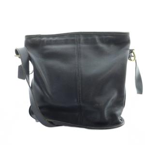 オールドコーチ ヴィンテージ USA製 4153 ショルダー バッグ 斜めがけ レザー 黒 ブラック GY18