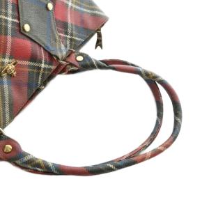 Vivienne Westwood トートバッグ チェック柄 レッド