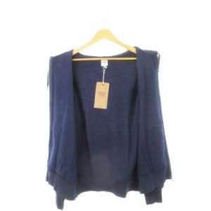 EDWIN ジップアップパーカー ジャケット 裏起毛 無地 M 紺 ネイビー /AH23 GY18