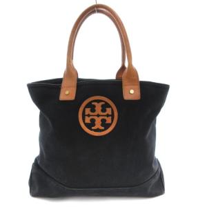 トートバッグ キャンバス ロゴ レザー 黒 ブラック /JS GY18