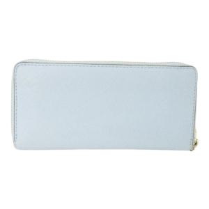 MICHAEL KORS 長財布 ロングウォレット 小銭入れあり レザー 革 ロゴ ゴールド金具 青 ブルー /AO26 GY18