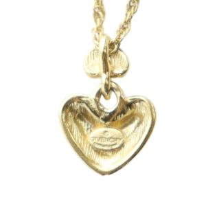 GIVENCHY ヴィンテージ ネックレス アクセサリー ペンダント ロゴ ゴールドカラー 金色 GY18 /MQ