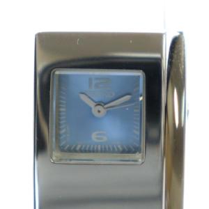 GLX 腕時計 バングルウォッチ クォーツ 青文字盤 ロゴ シルバー色 GY18 /MQ