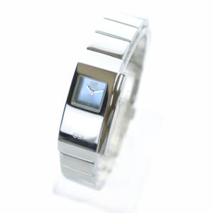 SEIKO GLX 腕時計 バングルウォッチ クォーツ 青文字盤 ロゴ シルバー色 GY18 /MQ