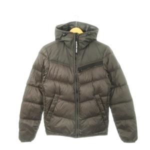 ATTACC QLT HDD DOWN JKT ダウンジャケット フーディー XS 茶 ダークブラウン