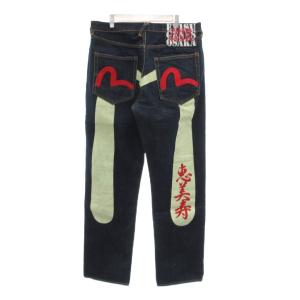 デニムパンツ Lot.2001 ハーフ カモメ ペイント ボタンフライ 34