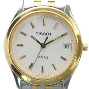 PR50 腕時計 ウォッチ クォーツ カレンダー付き 白文字盤 ロゴ シルバー色 ゴールド色 GY18