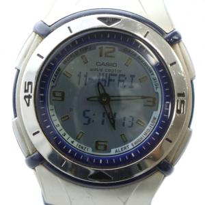 WVX-100J 腕時計 ウォッチ クォーツ デジタル ロゴ シルバー色 GY11 /MQ