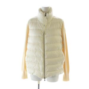 CARDIGAN TRICOT ダウンジャケット S ホワイト G20939B00030