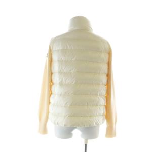 MONCLER CARDIGAN TRICOT ダウンジャケット S ホワイト G20939B00030