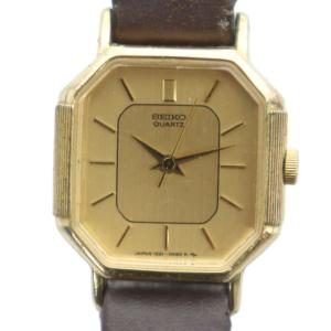 オクタゴン 1221-5330 腕時計 ウォッチ クォーツ ロゴレザーベルト ゴールド色 GY18 /MQ