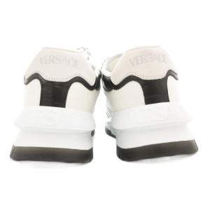 VERSACE Odissea ローカットスニーカー 42 ホワイト ブラック