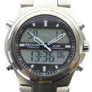 ALBA ROOX アルバ ルークス NX02-0B10 腕時計 ウォッチ シルバーカラー 銀色 クォーツ