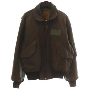 80-90s 革タグ ヴィンテージ レザー ジャケット ブルゾン アウター シンサレート ジップアップ