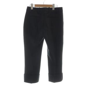BALMAIN タグ付き BF PANTS テーパード パンツ スラックス ジップフライ ロゴ 36 S 黒 ブラック