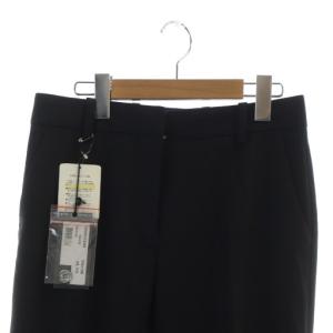 BALMAIN タグ付き BF PANTS テーパード パンツ スラックス ジップフライ ロゴ 36 S 黒 ブラック