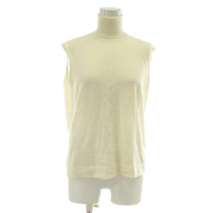 マルジェラ期 ニット セーター カシミヤ シルク混 ノースリーブ タートルネック SM ホワイト