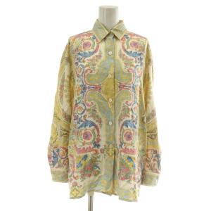 ブラウス シルク ペイズリー 40 マルチカラー