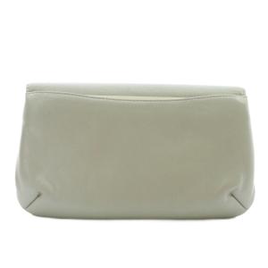 HAMANO 濱野皮革工藝 クラッチ バッグ パーティー ショルダー ポシェット レザー チェーン シルバー金具 シルバー色