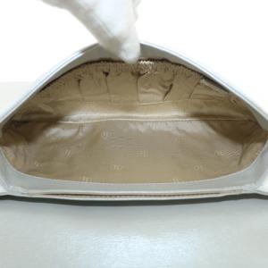 HAMANO 濱野皮革工藝 クラッチ バッグ パーティー ショルダー ポシェット レザー チェーン シルバー金具 シルバー色