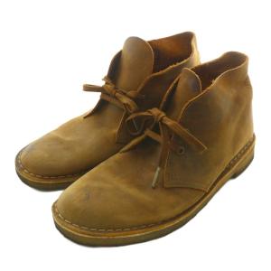 デザートブーツ チャッカブーツ レザー レースアップ US9 27cm 茶色 ブラウン 11826 /XZ