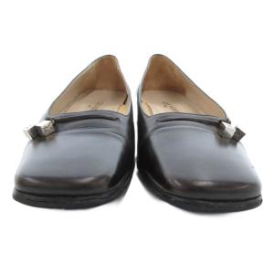 LOUIS VUITTON パンプス 38.5 ブラウン