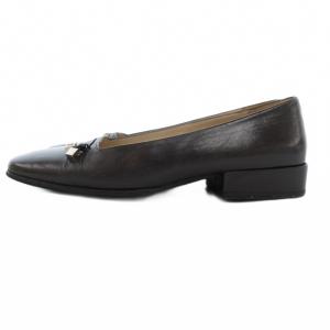 LOUIS VUITTON パンプス 38.5 ブラウン