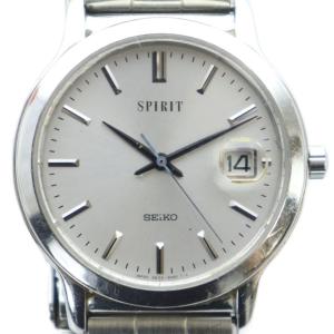 SPIRIT スピリット 5E32-6A40 腕時計 ウォッチ クォーツ カレンダー付き 白文字盤 シルバー色