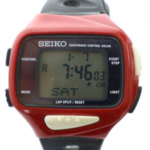 S750-0AA1 腕時計 ウォッチ ソーラー デジタル ロゴ 黒 ブラック GY11 /MQ