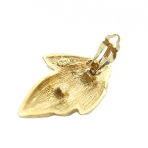 YVES SAINT LAURENT イヤリング アクセサリー 両耳用 クリップ式 ロゴ ゴールド色 GY17 /MQ