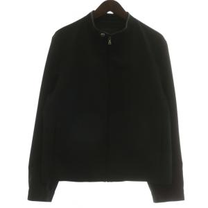 ノーカラージャケット L ブラック