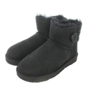 Mini Bailey Button II ムートンブーツ ショート 6 23cm 黒 ブラック 1016422
