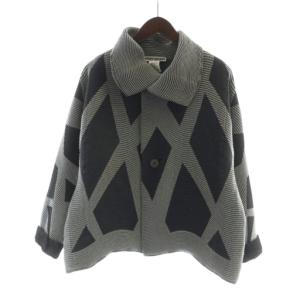 3Dスチーム ストレッチ プリーツ ジャケット グレー 2 IM94FD5192