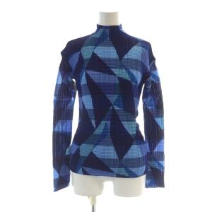 カットソー 総柄 2 ブルー IM93FJ8192